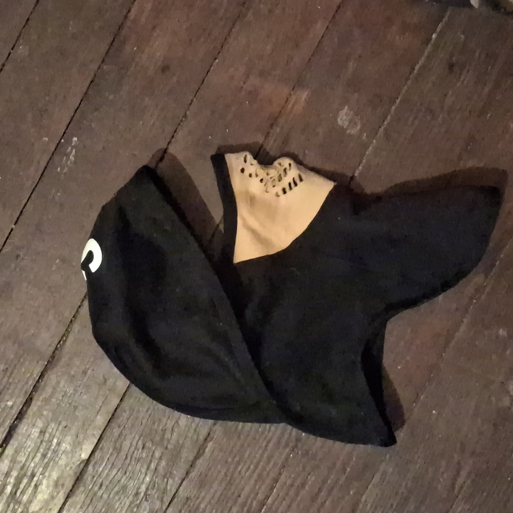 Supreme The North Face Black and Yellow Logo Balaclava